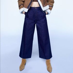 ZARA Z1975 CULOTTE JEANS
